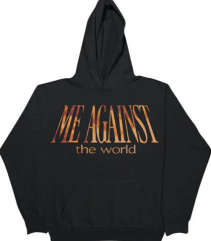 Vlone x Tupac ME AGAINST the world Black Hoodie
